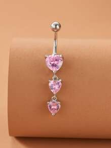 Rhinestone Decor Navel Belly Ring