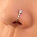 Rhinestone Decor Nose Ring