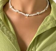 Rhinestone Heart Decor Necklace