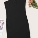 Rib-knit Tube Dress