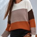 Ribbed Colorblock Sweater