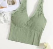 Ribbed Longline Bralette