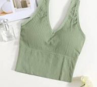 Ribbed Longline Bralette