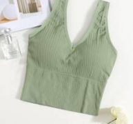 Ribbed Longline Bralette