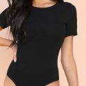 Ribbed Tee Bodysuit