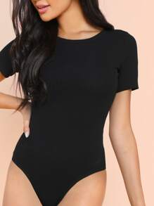 Ribbed Tee Bodysuit