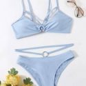 Ring Decor Cami Bikini Swimsuit