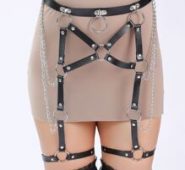 Ring Linked Garter Belt