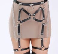 Ring Linked Garter Belt
