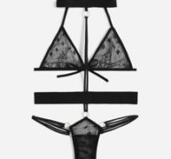 Ring Linked Lingerie Set