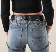 Ring & Chain Decor Belt