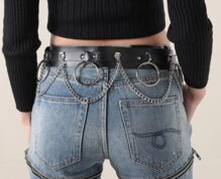 Ring & Chain Decor Belt