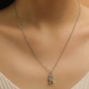 Robot Pendant Chain Necklace