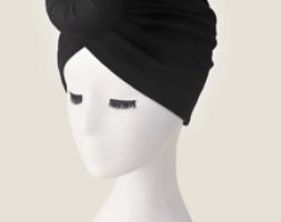 Round Decor Turban Hat