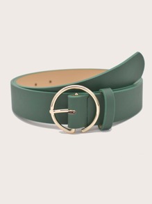 Round Shaped Buckle Belt