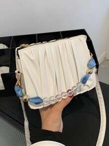 Ruched Crossbody Bag