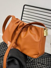 Ruched Crossbody Bag