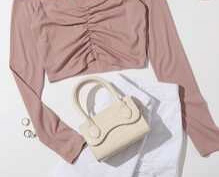 Ruched Detail Crop Bardot Top