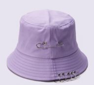 Safety Pin Decor Bucket Hat