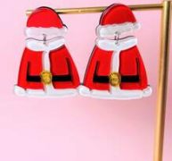 Santa Claus Drop Earrings