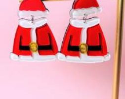 Santa Claus Drop Earrings