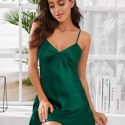 Satin Solid Mini Cami Nightdress