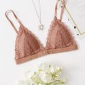 Scallop Lace Triangle Bralette