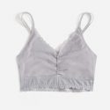 Scallop Trim Longline Bra