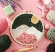 Scenery DIY Poke Embroidery Kit