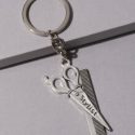 Scissors Charm Keychain