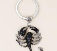 Scorpion Charm Keychain