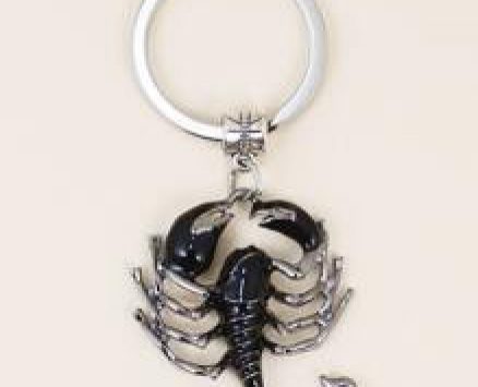Scorpion Charm Keychain