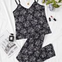 Scroll Print Cami PJ Set