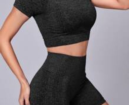 Seamless High Elastic Space Dye Sports Set