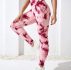 Seamless Wide Band Waist Tie Dye Sports Leggings