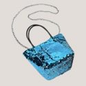 Sequin Chain Satchel Bag