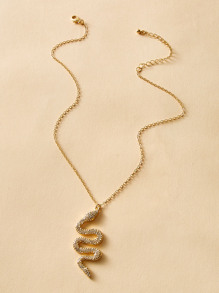 Serpentine Charm Necklace 1pc