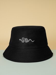 Serpentine Pattern Bucket Hat