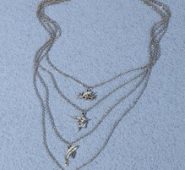 Shark Decor Layered Chain Necklace