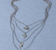 Shark Decor Layered Chain Necklace