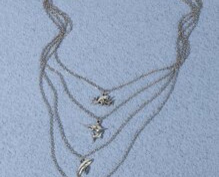 Shark Decor Layered Chain Necklace
