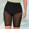 Sheer Mesh Biker Shorts Without Knicker Insert