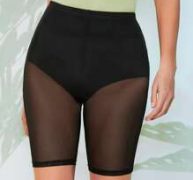Sheer Mesh Biker Shorts Without Knicker Insert