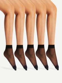 Sheer Mesh Socks 5pairs