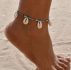 Shell Charm Beaded Anklet