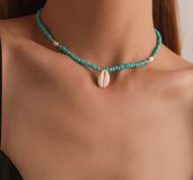 Shell Decor Beaded Necklace