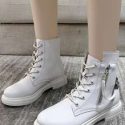 Side Zip Combat Boots