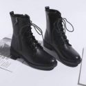 Side Zip Combat Boots