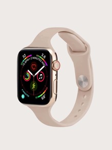 Silicone Eyelet Apple Watchband