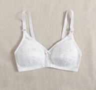 Simple Floral Lace Bra